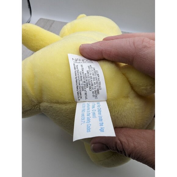 Vintage 2003 Nanco Care Bears Nanco Funshine Bear 10" Plush Sitting Down Stuffed - Picture 7 of 7
